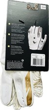 Nike Vapor Jet 8.0 Football Gloves, Black / White, XXL Black / White Size 2XL