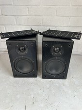 Denon SC-M37 Hi-Fi Stereo Bookshelf Loud Speakers 60-120w In Black