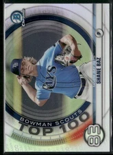 2020 Bowman #BTP-83 Shane Baz Chrome Bowman Scouts Top 100