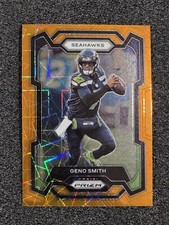 2023 Prizm Orange Lazer #258 Geno Smith Seattle Seahawks 
