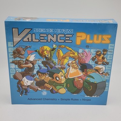 Science Ninjas Valence Plus Board Game Advanced Chemistry New Sealed