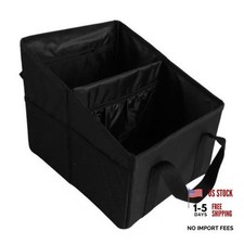 Black Trunk Organizer for Car Seats - Front or Backseat Organizer