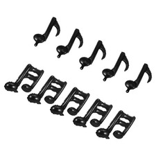  10 Pcs Music Note Balloons Musical Dancing Guitar Shape Aluminum