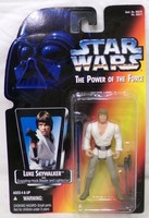 "Star Wars Power Of The Force Luke Skywalker Kenner 3.75\" Actionfigur 1995 Neu"