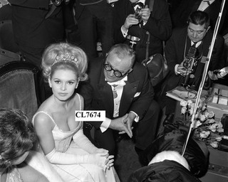 Brigitte Bardot and Marcel Achard at the French Artists Union Gala Event Photo