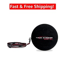 Compact Golf Practice Aid: 6" Black Smart Ball for Imporving Swing Performance