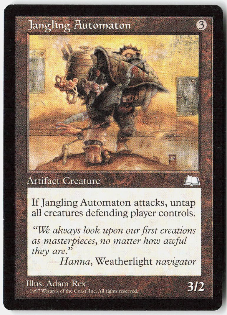 Magic Jangling Automaton Weatherlight [WTH - 151] NM Common