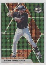 2021 Panini Mosaic Green Mosaic Prizm Evan Longoria #44 0ed
