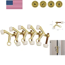 181750 Hinge Pin Door Stop Wall Protector with Rubber Tip Adjustable Door Sto...
