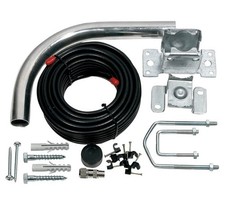 TV AERIAL LOFT WALL FACIA BOARD MOUNT BRACKET CABLE FIXING KIT 10M