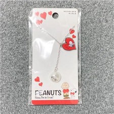 Snoopy Pearl Necklace with Charm Unused Unisex Accessory