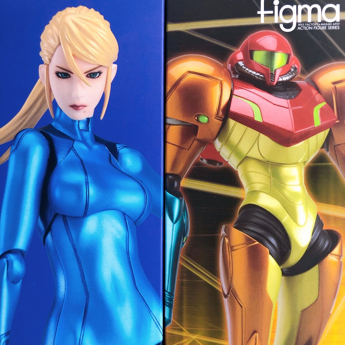 METROID Samus Aran & Samus Aran Zero Suit ver. Figma Set 133 & 306
