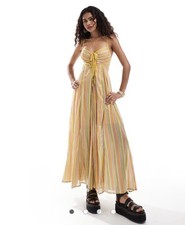 Free People Women's Dream Weaver Maxi Dress, size Large