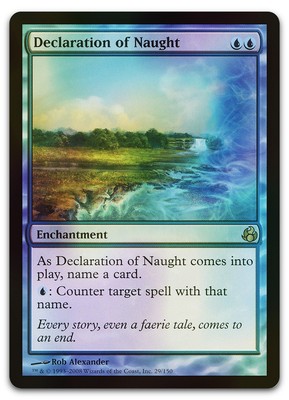 Similar cards to Declaration of Naught (foil) | Bazaar of Magic