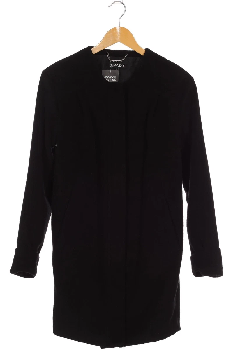 APART Mantel Damen Jacke Parka Gr. 32 Schwarz #d859d5b