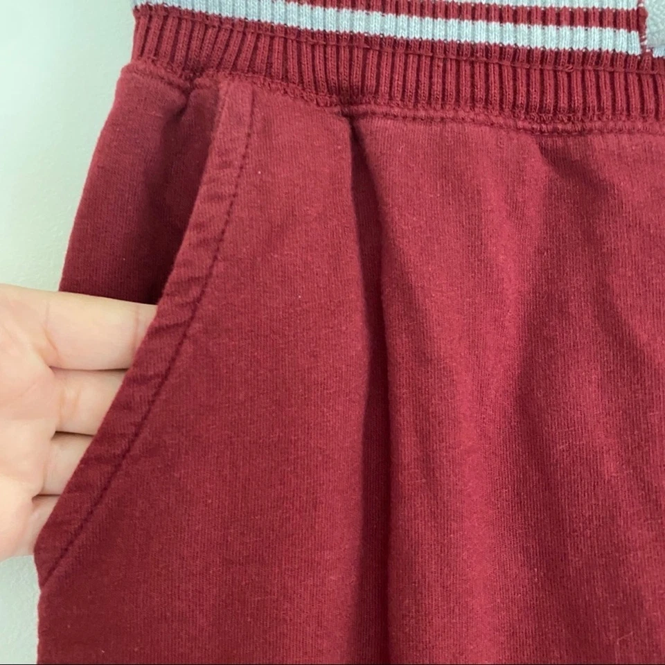 Canyon River Blues мальчиков бегунов M тренировочные штаны тянуть на эластичной талии бордовый Y2K - Изображение 3 из 4