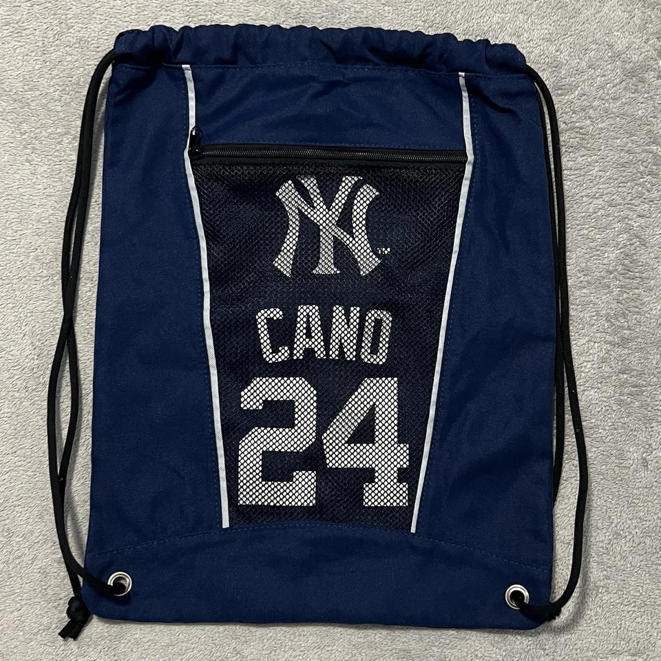 Mochila New York Yankees Azul Robison Cano #24 Bolso de Cuerdas Forever Collectibles Foto 3 de 4