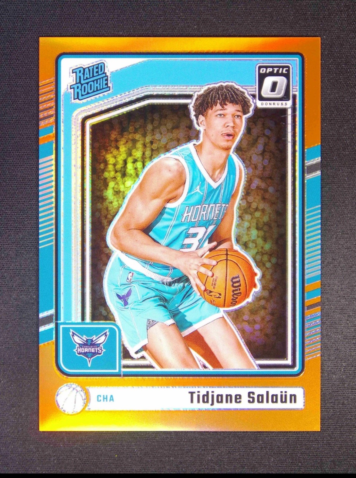 2024-25 Panini Donruss Optic - Tidjane Salaun #286 Orange /175 Rated Rookie RC