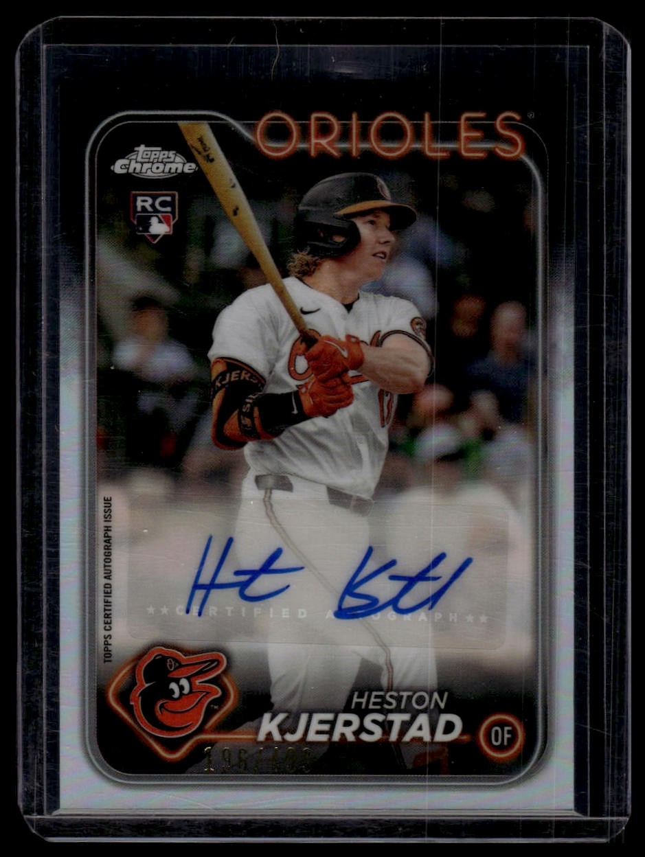 2024 Topps Chrome Update - Autographs Refractors #AC-HK Heston Kjerstad #/499