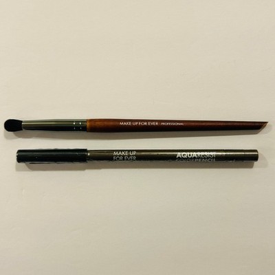 MAKE UP FOREVER Eyeliner #5 Bronze + #218 Medium Blender Brush 2PK !