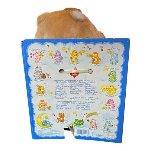 Vintage 1985 Care Bears Tenderheart Bear 13" Plush - New in Box w/ Tag - Picture 3 of 6