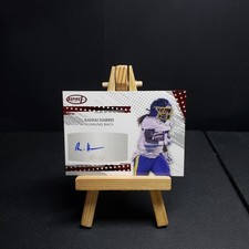 Rahjai Harris Auto 2025 Sage Football Autograph Red Foil