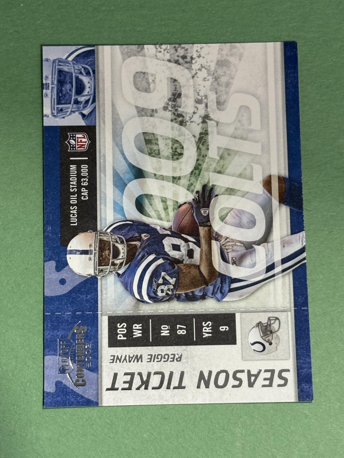 Reggie Wayne 2009 Playoff Contenders Indianapolis Colts #45 U412