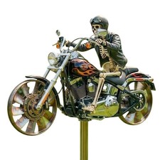 Planar Bigfoot Auf Motorrad Windrad Gartenfig...