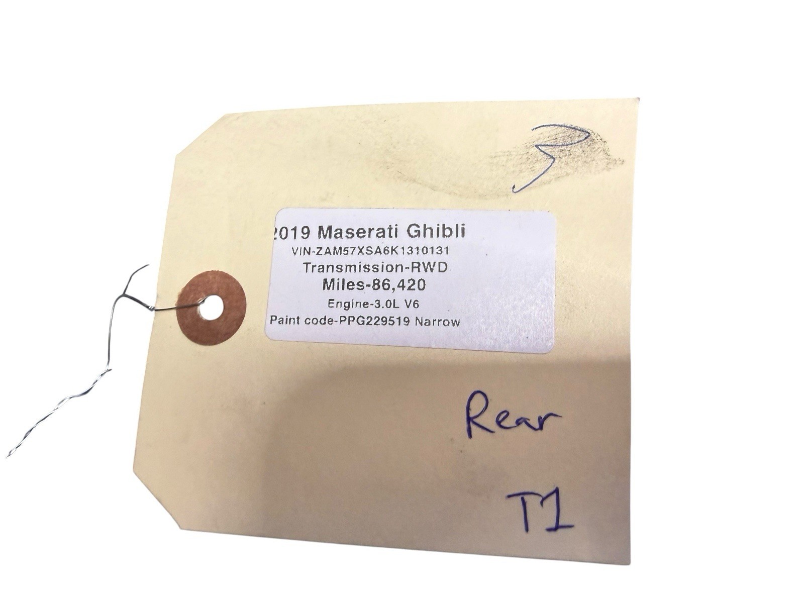 Maserati Ghibli 2014-2019 Rear Wheel P/N 670016855