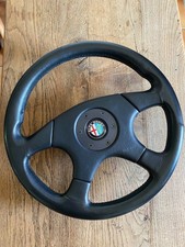 Steering Wheel Momo Alfa Romo Leather Nos Condition Alfa Gtv Alfa 75 Turbo 33 Steering Wheel Momo Alfa Romo Leather Nos Condition Alfa Gtv Alfa 75 Turbo 33