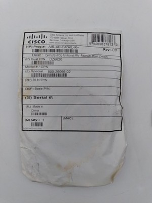 Lot of 17-CISCO AIR-AP-T-RAIL-F Ceiling Grid Clip for Aironet APs - Flush Mount