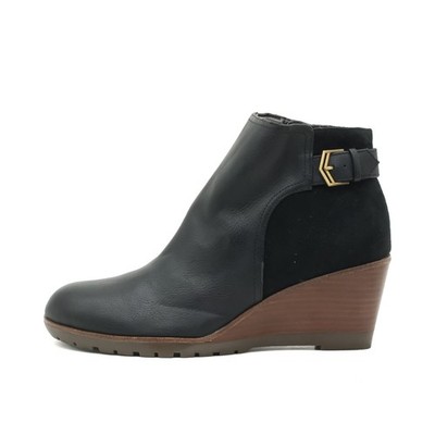 Dr. Scholl's Damen Noelle Stiefelette Schwarz Leder Sohle Shoes EU 38