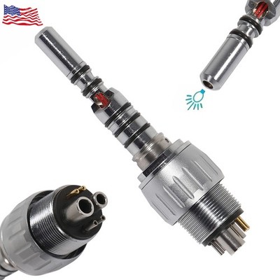 Upgrade 6Hole Multiflex Quick Coupler For KaV Fiber Optic Dental Handpiece 6Pin