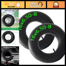 2-Pack 16x6.50-8  16x7.50-8 Inner Tubes for Lawn Mowers, ATVs, Go-Karts