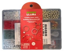 Mondo Llama Create Your Own Holiday Bracelet Kit Ages 6 For Craft Projects