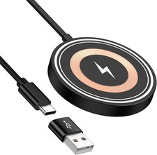 15W Fast Wireless Charger Pad for Samsung Galaxy S26 S25
