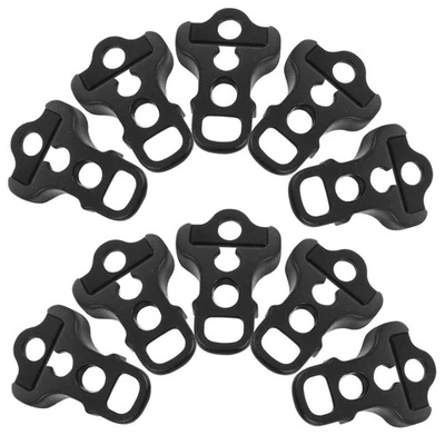 10 Pcs Clips De Boucle En Plastique Accessoires Tente Extérieure - Photo 1/4