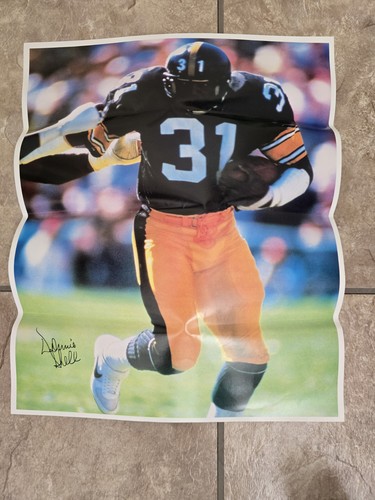 Pittsburgh Steelers Donnie Shell Safety NFL Vintage 80's Photo Action POSTER - Picture 1 of 3