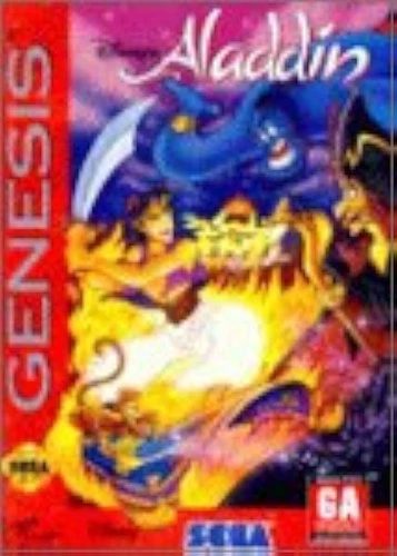 Disney's Aladdin For Sega Genesis Vintage