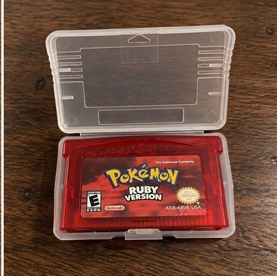 GBA Pokemon Ruby Version (Game Boy Advance, 2003) Cartridge Game Tested VG