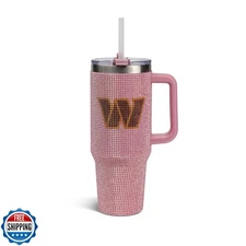 The Memory Company Officially Licensed NFL - Washington Commanders 46oz Pink 