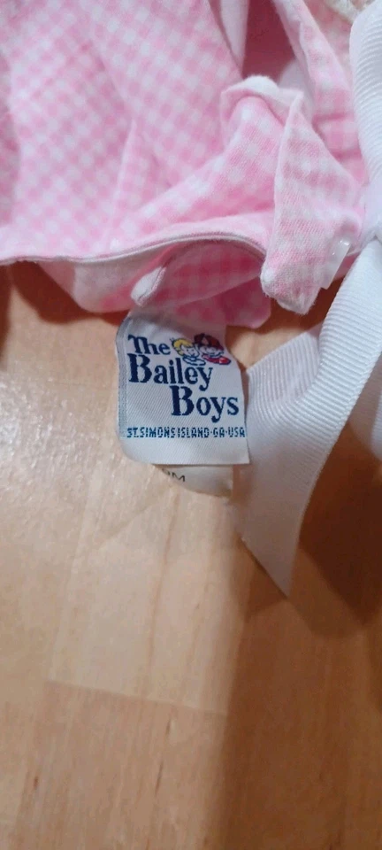 The Bailey Niños Conjunto Niña Talla 9 Meses Rosa Guinga Paraguas Arcos Primavera Foto 3 de 4