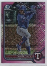 2022 Bowman Chrome Prospects Mega Box Pink Mojo Refractor /199 Danyer Cueva 10k8