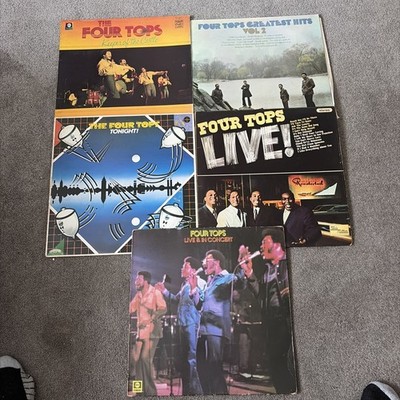 5X FOUR TOPS - UK LP BUNDLE 