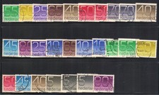 Pays-Bas 1976/91 27 timbres oblitérés Chiffres (AP31)