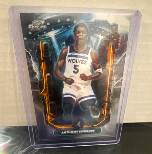 Topps 2025-26 Cosmic Chrome Extraterrestrial Talent ET-2 Anthony Edwards Wolves