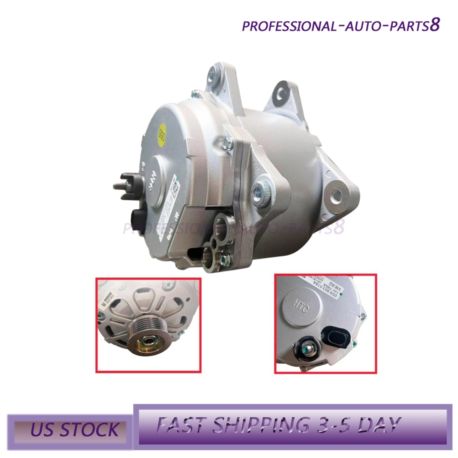 Alternator Fit Bentley Continental 06-2012 Flying Spur,06-2010 GT GTC 07C903021J