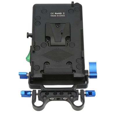 Camera External V Mount Lock Battery Plate Power Supply Splitter Adapter Wit Hot