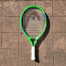 Head Speed 19 Tennis Racquet Pro Racket Premium Junior 3 5/8" Grip Green Blue