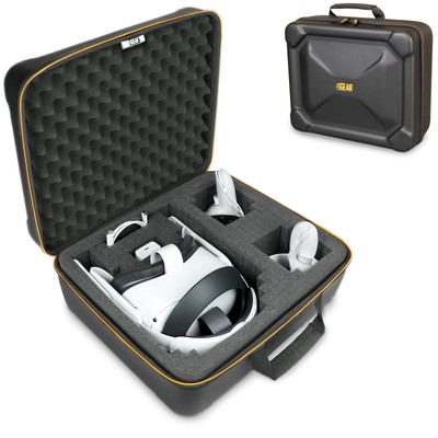 VR Headset Case - Virtual Reality Hard Shell Case Compatible with Meta Quest ...
